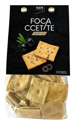 Taste collection Focaccette zwarte olijven