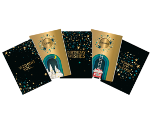 Wish Upon A Star Luxe Wenskaartenset 5 Stuks