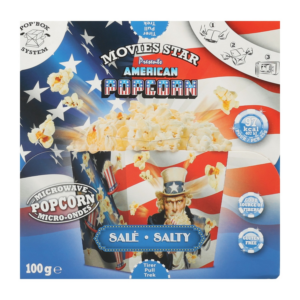BF-Movies Star Popcorn 100gr Microwave Box Salted