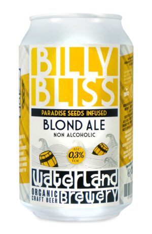 Waterland Billy Bliss blik 33 cl 0% blond bier