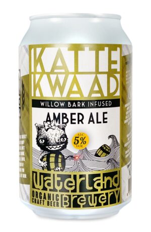 Waterland kattekwaad blik 33cl amber ale met wilgenbast
