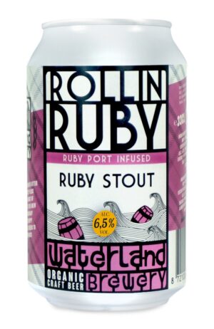 Rollin Ruby blik 33cl stout met ruby port