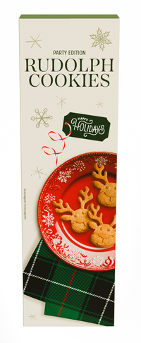 Happy Holidays Rudolph cookies