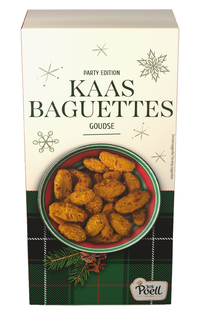 Happy Holidays Goudse kaas baguettes