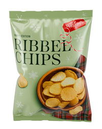 Happy Holidays Ribbelchips gezouten