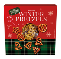 Happy Holidays Winter pretzels
