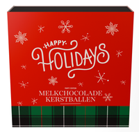 Happy Holidays Kerstballen giftbox