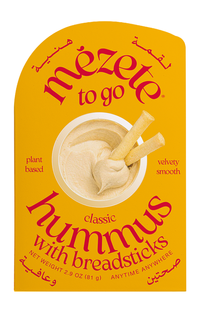 BF-Mezete to go hummus met broodsticks