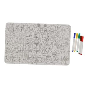 JENS Living Kleurplaat Puzzel Travel