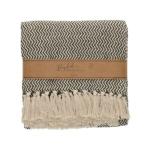 JENS Living Recycled Cotton Plaid Visgraat Groen