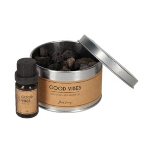 JENS Living Lavastenen Met Aroma Olie - Good Vibes