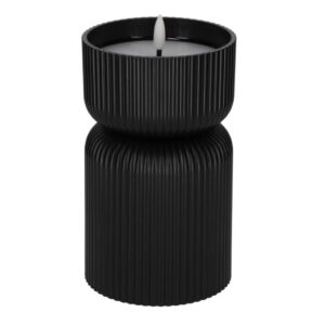 JENS Living LED Kaars Ribbel Lars Zwart
