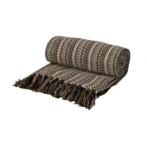 JENS Living Recycled Cotton Plaid Pip Naturel