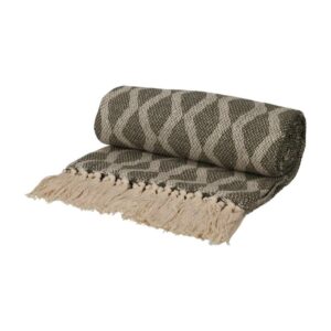 JENS Living Basic Recycled Cotton Plaid Groen