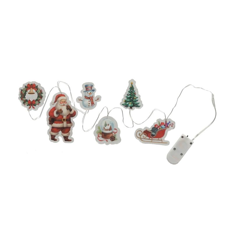JENS Living LED Raamsticker Slinger Kerst