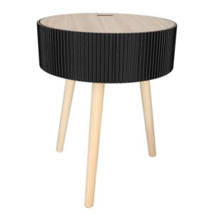 JENS Living Opberg Bijzettafel Levi Zwart