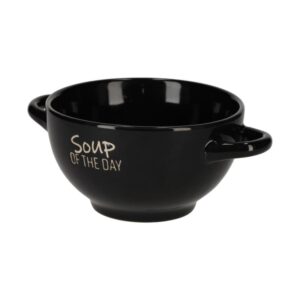 JENS Living Retro Soup of the Day Soepkom Zwart