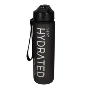 NORLÄNDER Waterfles Hydrated Zwart