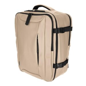 NORLÄNDER Dull PU Underseater Rugtas Eco Lining Taupe