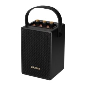 BRAINZ Retro Speaker Zwart