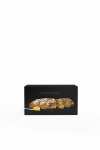 BF-WOB Kerststol banketspijs doos zwart 500 gram