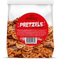 BF-Nibbz Mix pretzels transparante zak red