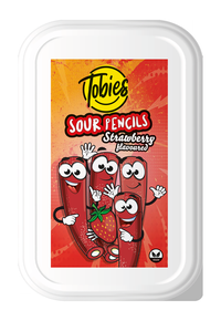 BF-Tobies Candy 200gr Strawberry Pencils
